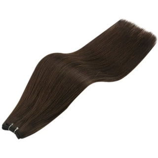 Buy 4 LaaVoo Invisible Weft Hair Extension 100% Real Human Hair 100g 16-24inch Virgin Straight Natural Seamless Sew in Hair Extensions