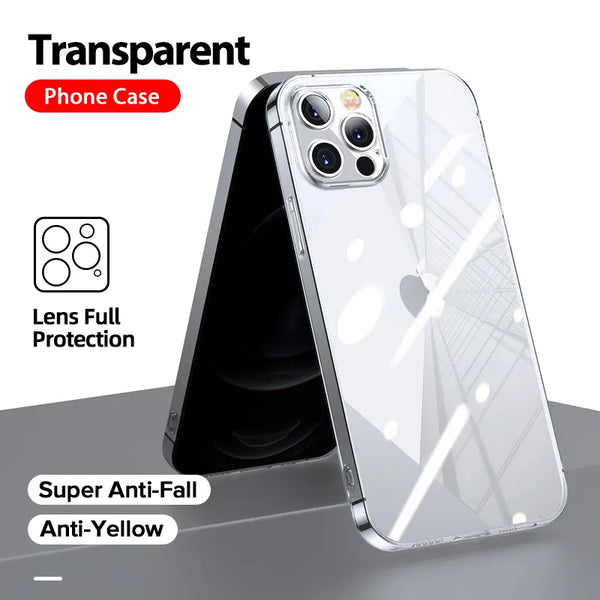 Joyroom Luxury Case for iPhone 14 13 12 Pro Max TPU+PC Shockproof Phone Cases Full Lens Protection Cover for iPhone 14 13 Case