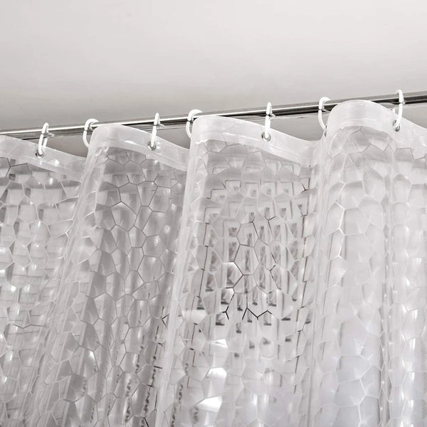 Thick PEVA Water Cube Shower Curtain Waterproof Transparent Lining Bathtub Bathing Cover Bathroom Bath Curtains Liner