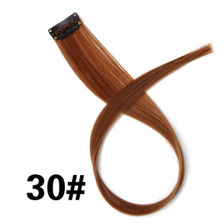 Buy 30 Alileader Clip on Hair Extension 57Color Ombre Straight Hair Extension Clip in Hairpieces High Temperature Faber Hair Pieces