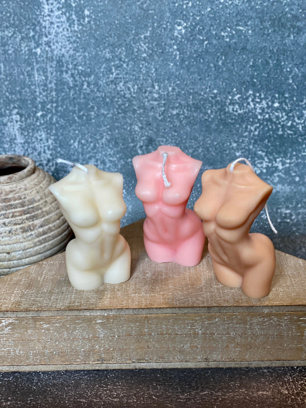 Female Body Sculpture Soy Wax Scented Candle