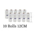 10Rolls 12cm