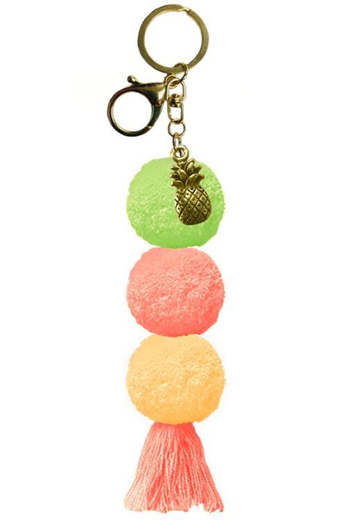 Portofino Pom Pom Charm Orange