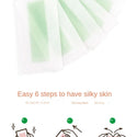 24pcs Hair Removal Beeswax Cream Tearing Wax Strip Paper Leg Armpit Body Facial Hair Remove for Women Men