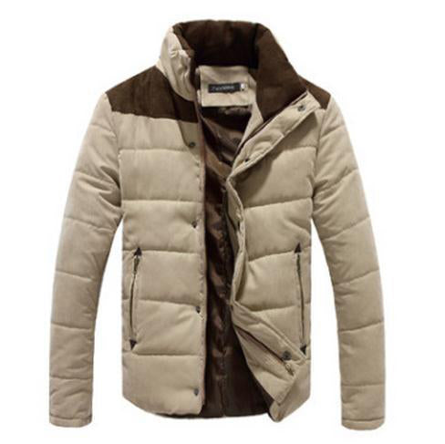 Autumn Winter Coats Men Parka Cotton Warm Thick Jackets Padded Coat Male Outerwear Jacket