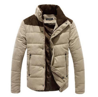 Buy 4 Autumn Winter Coats Men Parka Cotton Warm Thick Jackets Padded Coat Male Outerwear Jacket