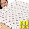 600/50pcs Kitchen Disposable Rags Reusable Non-Woven Cleaning Cloths Washing Dishcloths Rag Cloth Towels Scouring Pads Wholesale