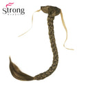 StrongBeauty Blonde Long Fishtail Braid Ponytail Extension Synthetic Clip in Hairpiece COLOUR CHOICES