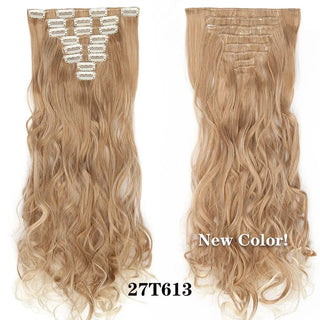 Buy 27t613 HAIRRO 24Inches 170g 36 Colors Long Straight Synthetic Hair Extensions Clips in High Temperature Fiber Black Brown Hairpiece