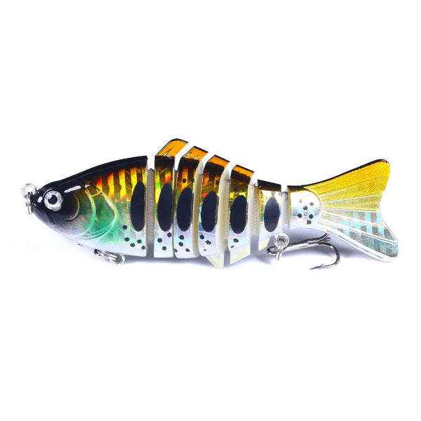 10cm 15.6g Sinking Wobblers 7 Segments Pesca Fishing Lures Multi Jointed Swimbait Hard Bait Fishing Tackle Bass Isca Crankbait