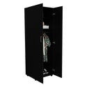 Slim Armoire Barkley, Bedroom, Black