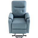 Massage Recliner Chair Electric Power Lift Chairs With Side Pocket, Adjustable Massage and Heating Function for Adults A