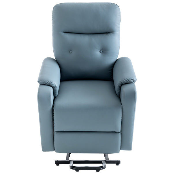 Massage Recliner Chair Electric Power Lift Chairs With Side Pocket, Adjustable Massage and Heating Function for Adults A