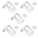 5pack 6FT 30 Pin USB Charging Data Cable Cord for iPad 1/2/3 iPod Nano 1-6