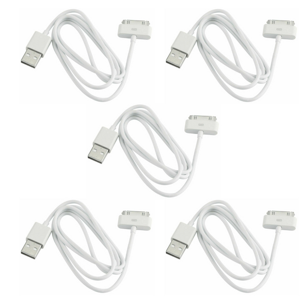 3Ft/6Ft 30-Pin USB Charger Cable Cord Compatible to Charge iPhone 4 4S iPod 4th