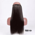 LUPU Synthetic Hair Extensions Invisible Fash Line No Clips in Hairpieces Natural Secret Wire Fake Hair High Temperture Fiber