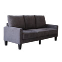 Modern Living Room Furniture Sofa in Dark Grey Fabric