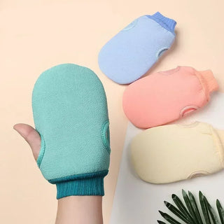 1PC Bath for Peeling Exfoliating Body Scrubber Glove Body Wash Mitt Rub Dead Skin Gloves for Shower Back Scrubber SPA Washcloth