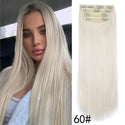 4Pcs/Set 20Inch Synthetic Hair Clip in Long Wavy Thick Hairpieces