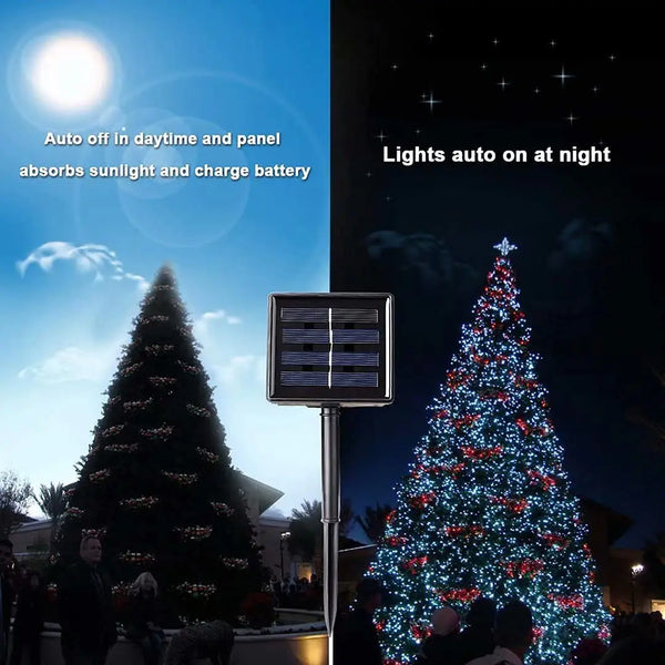 LED Solar String Lights Christmas Decoration