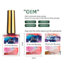 JTING Watercolor Blooming Blossom Marble Liquid 15ml Uv Gel Nails Polish Bottle Kit OEM/ODM  Custom Private Label Available