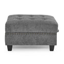 Ottoman for Modular Sectional,Grey(25.5"x31.5"x19")