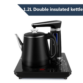 Buy 1-2l-model1 Electric Fully Automatic Kettle Teapot Set 1.2L Stainless Steel Safety Auto-Off Water Dispenser Samovar Pumping Stove Household