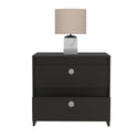 Nightstand Dreams, Two Drawers - Black