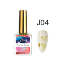 JTING Watercolor Blooming Blossom Marble Liquid 15ml Uv Gel Nails Polish Bottle Kit OEM/ODM  Custom Private Label Available