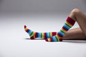 Women's Exclusive Stripe Knee High Socks Set