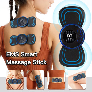 Electric Back and Neck Massager Muscle Massage Machine Shoulders Instrument Body Health Massages Device Cervical Pain Relief