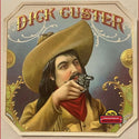 Antique Vintage 1900s Dick Custer Gold Embossed Cigar Label, Wild West Gunslinger