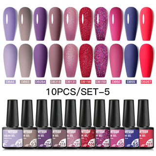 Buy zh20018 10/12pcs Spring Macaron Nail Gel Polish Set