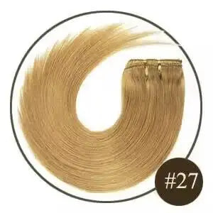 Buy 27 Doreen 10 12 14 16 Malaysia Short Double Weft Clip in Human Hair Extensions Thick 100% Straight Hair Clip in Extensions 7 Pieces