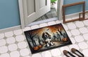 Basset Hound Spooky Halloween Doormat