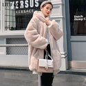 Winter Thick Warm Faux Fur Coat Oversize 2023 New Fashion Women Hooded Long Sleeve Faux Fur Jacket Luxury Winter Short Coats