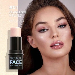 Buy 01 Face Contour Bronzer Stick Face Brighten Highlighter Bar Shimmer Highlighter Blush Stick Concealer Cream Makeup Tool Cosmetics