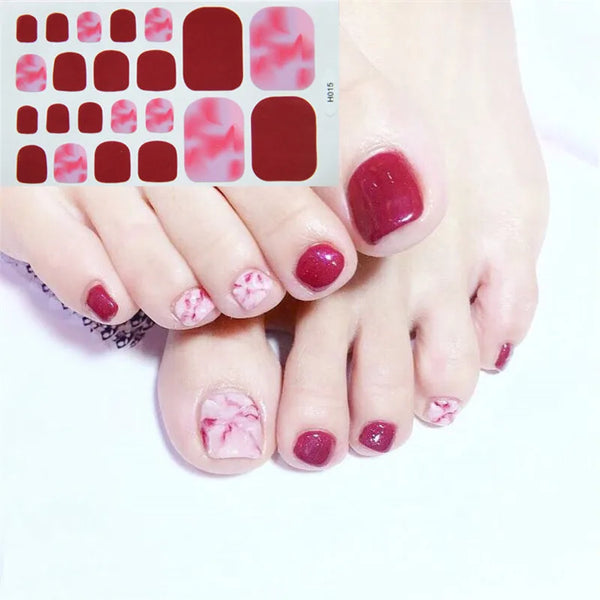 22Tips/Sheet Toenail Sticker