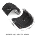 10-20cm Human Hair Invisable Seamless Hair Pad Extension Lining of Top Side Cover Hairpiece Increase Hair Volume for Women