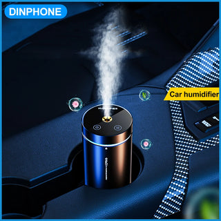 DINPHONE Car Air Humidifier Aluminium Alloy Essential Oils Diffuser 300ml Air Freshener for Auto Home Office Accessories