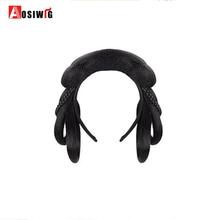 Buy 41 AOSI Hair Braided Clip in Hair Bun Chignon Hairpiece Donut Roller Bun Hairpiece Hand Knitting Braid Synthetic Chignon