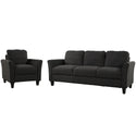 Polyester-Blend 3 Pieces Sofa Set