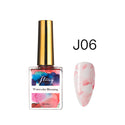 JTING Watercolor Blooming Blossom Marble Liquid 15ml Uv Gel Nails Polish Bottle Kit OEM/ODM  Custom Private Label Available