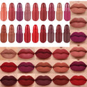 18Pcs/Set DNM Capsule Lipstick Set Color Fixing Lasting Non-Stick Cup Mouth Red Nude Makeup Sexy Women's Lips Solid Lip Gloss