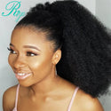 Riya Hair Drawstring Afro Kinky Curly Ponytail Human Hair Brazilian Clips in Remy Hair Extensions Pony Tail for Black Women