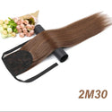 Synthetic Long Straight Drawstring Ponytail