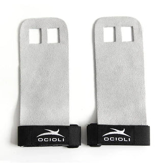 Buy gray 1 Pair Hand Grip Synthetic Leather Palm Protectors