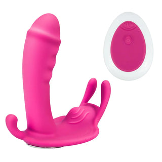 Buy a-with-remote Bluetooth Female Vibrator Women&#39;s Dildo Butterfly Vibrator Sex Toys for Women APP Remote Control Anal Vibrators for Women Couple