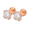 6.5mm 1ct-Rose Gold