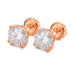 6.5mm 1ct-Rose Gold